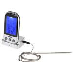LCD Wireless Barbecue Timer Food Cooking Thermometer Digital Probe Meat