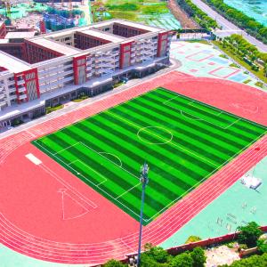 China Integrated Structure Semi Prefabricated Running Track Runway 13mm factory