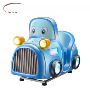 China Dreamland coin operated children game machine happy fun 3D fiberglass kiddie rides on car FOR SALE factory