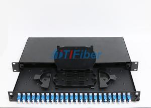 China Duplex Port Fixed 24 Port Lc Fiber Patch Panel / Fibre Termination Box factory
