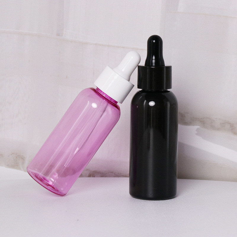 Plastic PP PET 100ml Essential Oil Bottle With Dropper