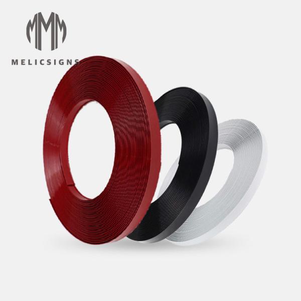 Waterproof Red Color Arrow Type Extrusion Profiles Plastic Edge 45m 1 Inch