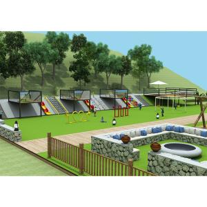 China YST - 222021 Preschool Custom Plastic Slide Playground Outdoor Commercial Equipment factory