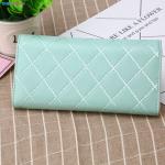 Custom Logo Ladies Long Wallet Fashion Large Capacity Pu Leather Card Holder