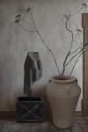80cm Black Vintage Nordic Artificial Plant Vase Plants Pot Home Office