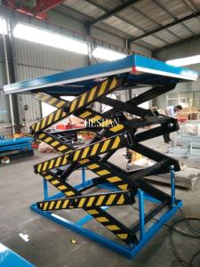 China Wood Lifting 5000kg Heavy Load Scissor Electric Hydraulic Lift Table factory