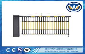 China Airbrone Barrier Gate With Dark Grey Color And Solid Material Use For Snowy Area Railway Station Bus Station factory