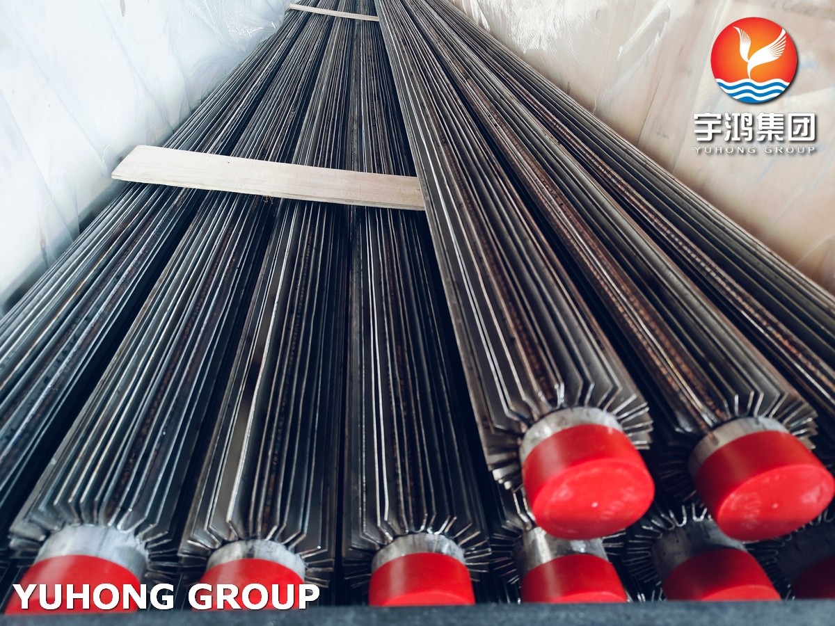 ASTM A213 TP316L Ferritic and Austenitic Alloy-Steel Longitudinal Finned Tubing