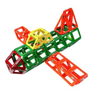 China Children Toys Magnetic Tiles Vehicles Heavy Transport Aircraft Building Blocks factory