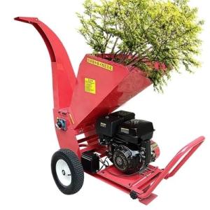 13hp Gasoline Engine Fresh Timber Wood Branch Shredder / Branch Chipping Machine