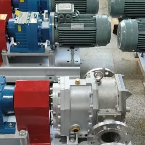 China SS304 Food Grade Sanitary Lobe Pump For Thin Juice Syrup Milk factory