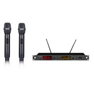 China Handheld BT UHF Wireless Microphone 6dBuV Sensitivity XLR Balanced factory