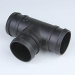 Industrial Plastic Pipe Tee Fittings Corrosion Resistant Diameter 25mm