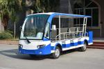 Battery Operated Electric Shuttle Bus / Electric Sightseeing Car 14 Passengers