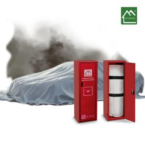 China 0.6mm Glass Fiber Car Fire Blanket, Suitable For Different Occasions factory