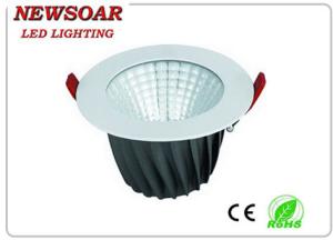 China round and flat shape trim led downlights lighting fixture 12W factory