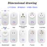 Buy cheap Tuya WIFI Smart Socket Smart Plug EU UK Swit AU BR FR JP Israel Ita ZA Plug 10A from wholesalers