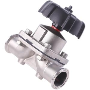 China Stainless Steel 316L Split Diaphragm Sheet Diaphragm Valve for Pharmaceutical Industry factory
