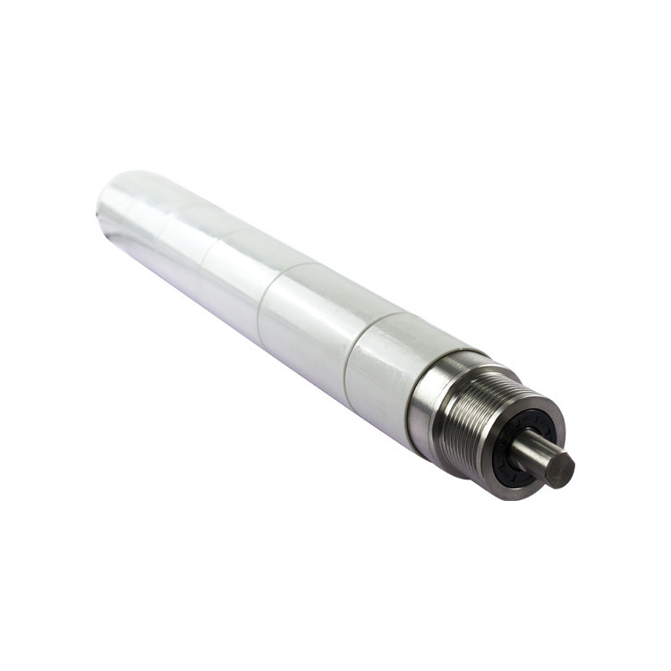 Food Grade Customised PVC Tapered Conveyor Motor Drive Roller For Food Processing
