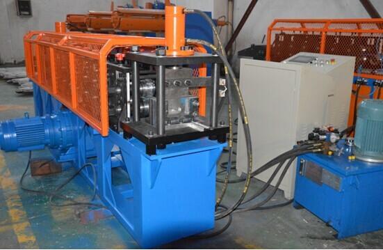 Durable Omega Shape Metal Stud Roll Forming Machine / 5.5KW Main Motor Power