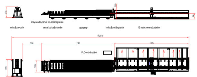 Philippines popular metal roof cold rolled making machine, metal roofing roll forming machine