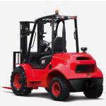 2.5 3 5 ton 4 wd Large ground compact construction rough terrain forklift，off