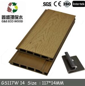 China Malleability Anti Rot WPC Wall Panel 146 X 22mm Wood Plastic Composite Wall Cladding factory