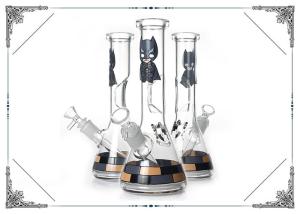 China Phoenix Design Batman On Glass Smoking Water Pipe Heady Glass Beaker Bong Hookah Pipes factory