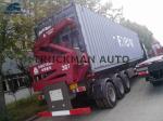1*40 Feet / 2*20 Feets Sidelifter Container Trailer Max 37000kg With Xcmg Crane