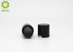 Black Lipstick Tube Container Round Shape Recycled Plastic Material Made