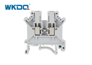 China JUK 3N Electrical Connector Blocks Screw Clamp Nickel Plated Brass Conductor factory