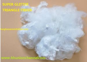 China Triangle Recycled Polyester Staple Fiber PSF For Acupuncture factory