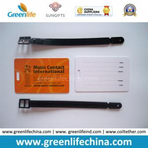 China Eco-Friendly High Quality Plastic Promotional PVC Luggage Tag W/Loop factory