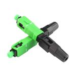 Singlemode Fiber Optic 3.0mm FTTH Products SC APC Fast Connector 60mm