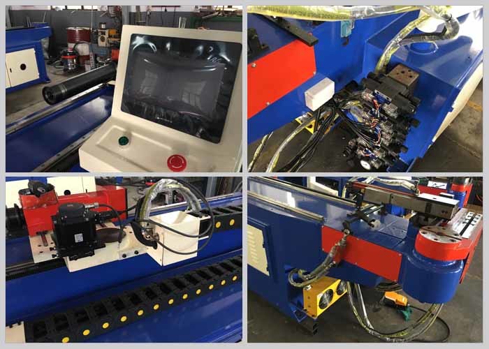 High Performance Automatic Tube Bender , Mandrel 3 Axis Pipe Bending Machine
