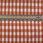 Woven 200gsm 40s Red Check And Stripe Fabrics Polyester Gingham Fabric