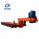 8 Lines 16 Axles Low Bed Semi Hydraulic Modular Trailer Suitable for Heavy Duty