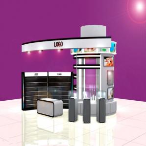 China Various Shapes Eyeglasses Display Rack , Delicate Eyewear Display Stand With Led Lights factory