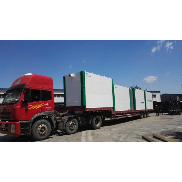 3000L/Hour Cattle Chicken Poultry Halal Meat Processing Mobile Wastewater Treatment Plant for Slaughterhouse