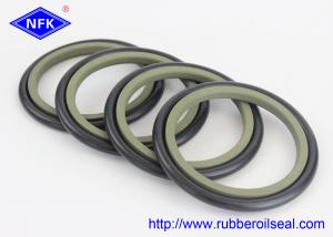 China NBR PTFE Buffer Hydraulic Rod Seals , High Pressure Hydraulic Seals GS5059-V6 HBTS factory