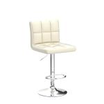 Modern Counter Height Swivel Barstools Height Adjustable PU Leather Chair from