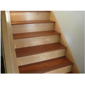 China Merbau solid wood stair tread on sale