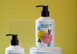 Oblique Shoulder Shape Plastic Shampoo Bottle Personal Care Container 300ml