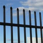 TLSW Notched Top Steel W Section Palisade Fencing Width 65-75mm