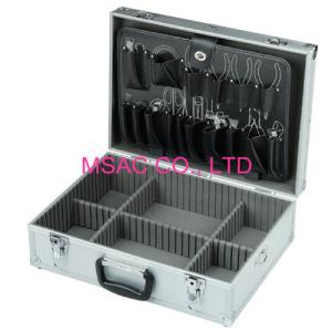 China Aluminum Tool Boxes With Dividers Durable Aluminum Tool Briefcase factory