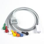 Leadwire Set 7 Leadwire ECG GE SEER 1000 3Channel IEC Snap Compatible For GE
