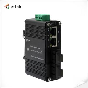 China Mini Industrial 2-Port 10/100/1000T 802.3at PoE + 2-Port 100/1000Base-X SFP Ethernet Switch with 12~48VDC Power Booster Function on sale