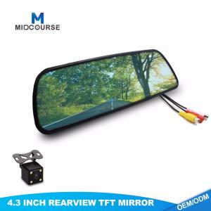 China Remote Control Rear View Safety Backup Camera System 4.3 Inch TFT Display on sale