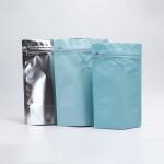 Zipper Coffee Tea Packaging Matt Stand Up Pouch