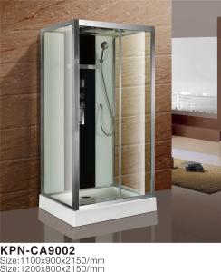 China Corner Installation Glass Shower Cabin 1100*900*2100mm in chrome with Frame factory